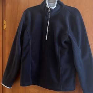 Old Navy Fleece Half Zip Mens Large In Navy Blue